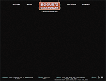 Tablet Screenshot of boguesdiner.com